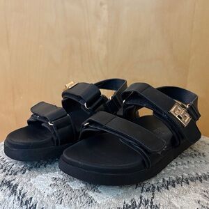Black Kids Sandals